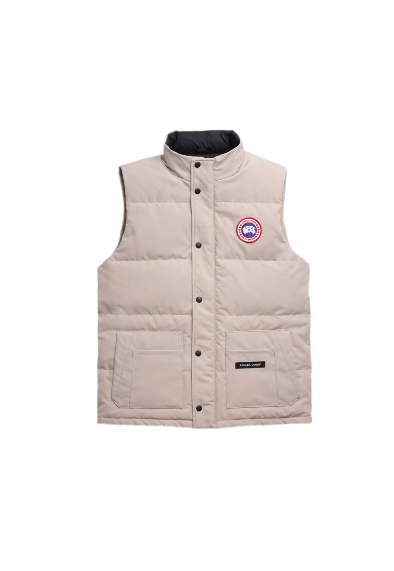 Doudoune sans manches Canada beige