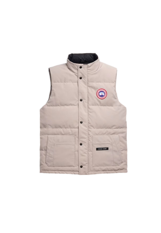 Doudoune sans manches Canada beige