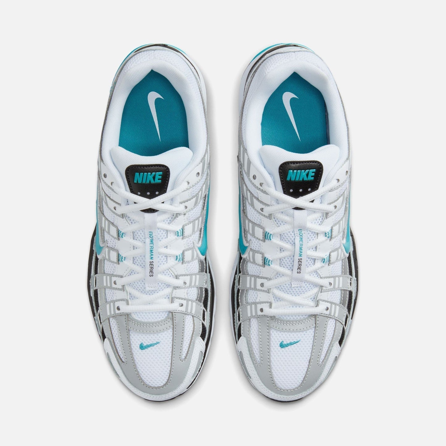 P-6000 - White / Dusty Cactus / Metallic Silver / Black