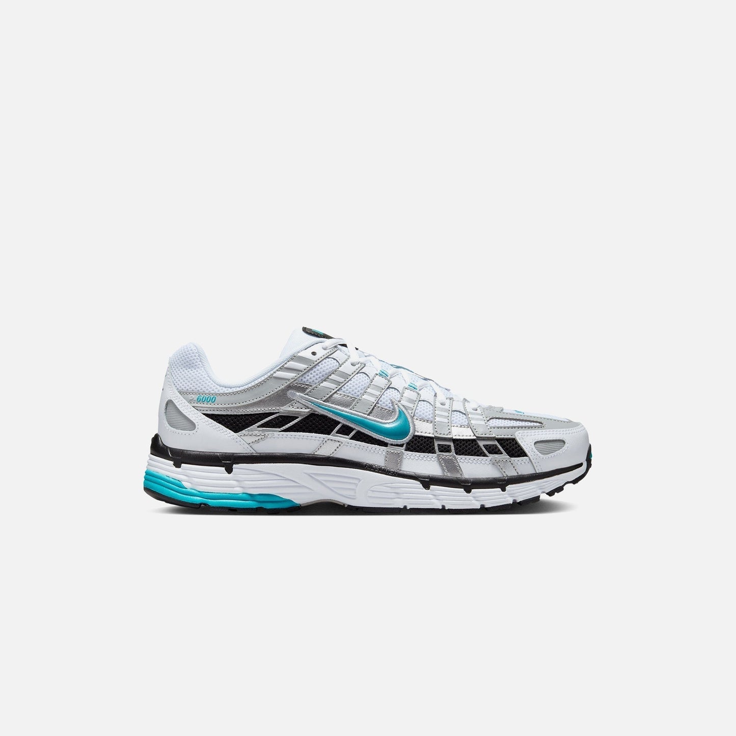 P-6000 - White / Dusty Cactus / Metallic Silver / Black