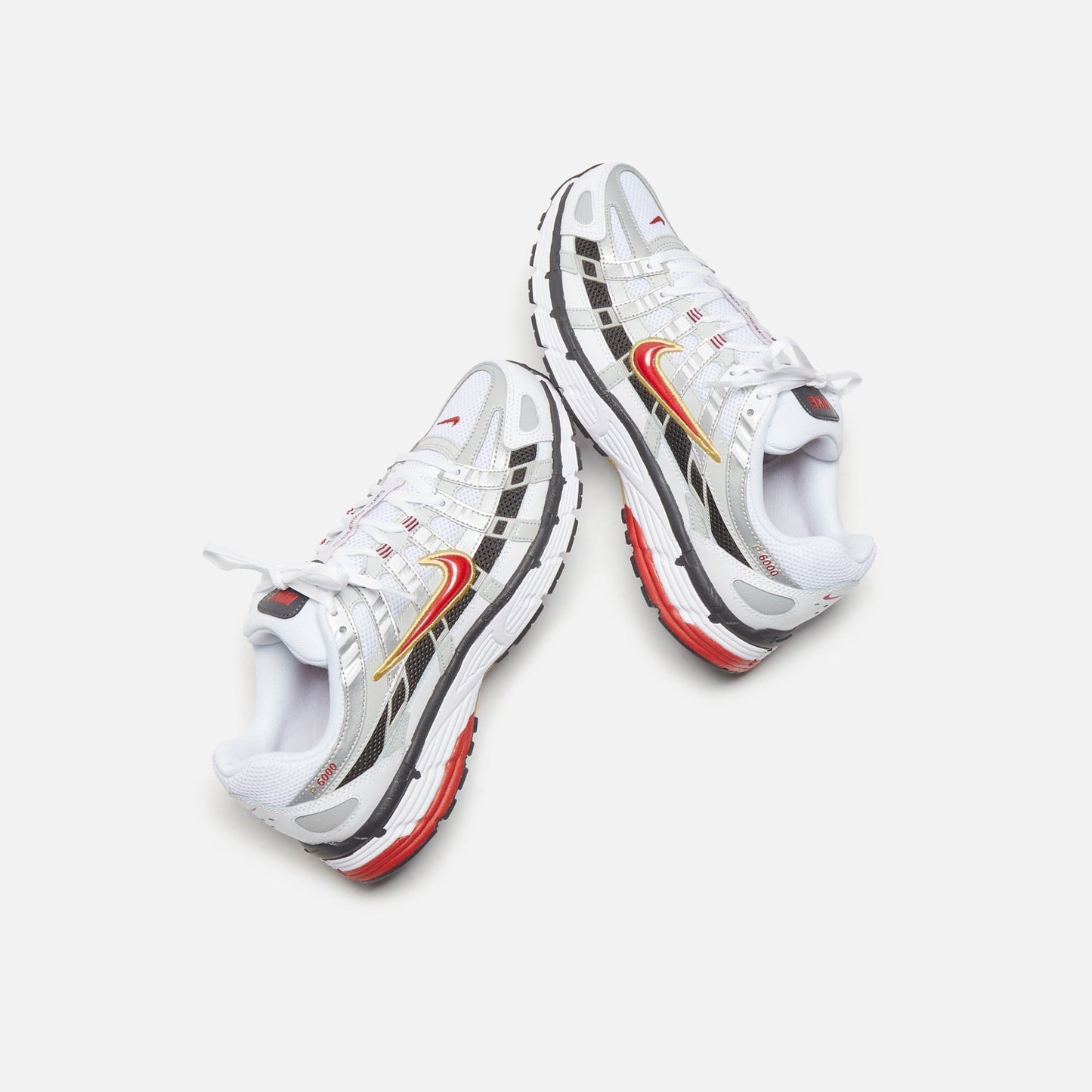 P-6000 - White / Varsity Red / Metallic Platinum